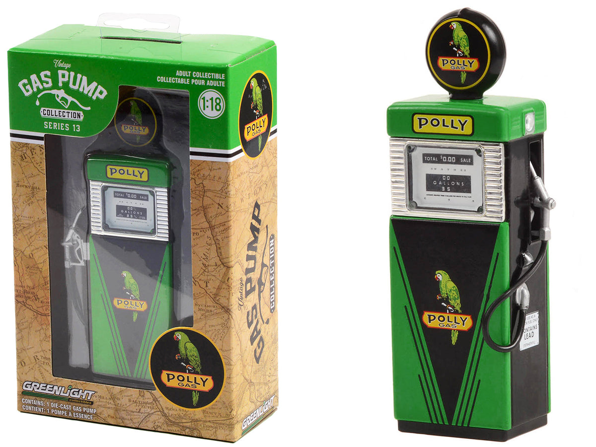 1951 Wayne 505 Gas Pump 'Polly Gas' - Greenlight