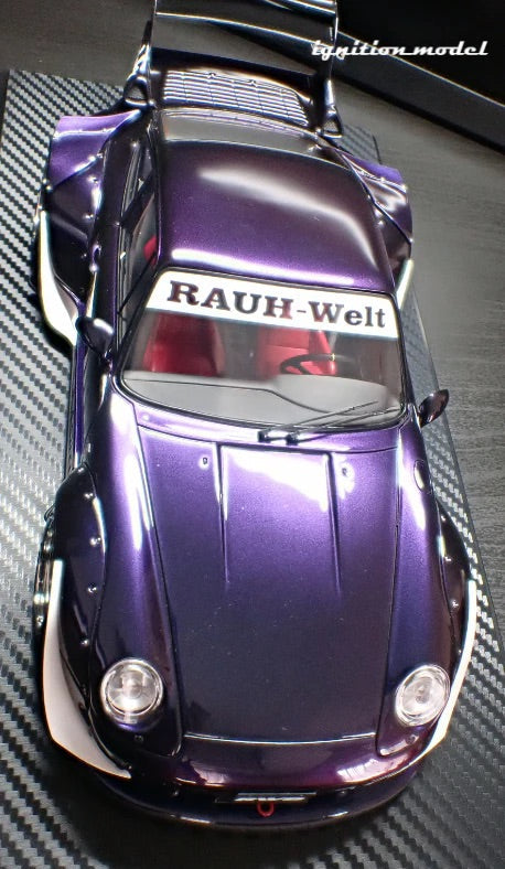 Ignition Model Porsche 993 RWB "Army Girl" Purple Metallic 1:18