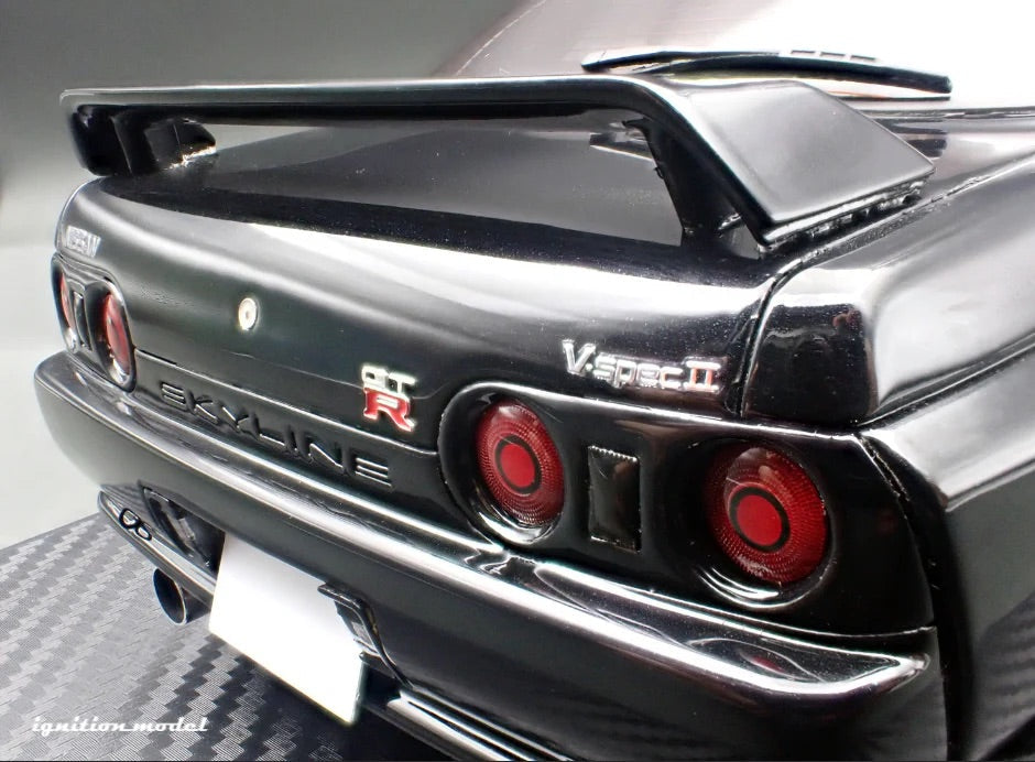 Ignition-Model Nissan Skyline GT-R R32 (BN32) V-Spec II Initial D Black 1:18