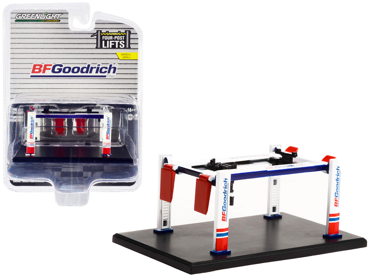 Adjustable Four-Post Lift 'BFGoodrich' 1:64 - Greenlight