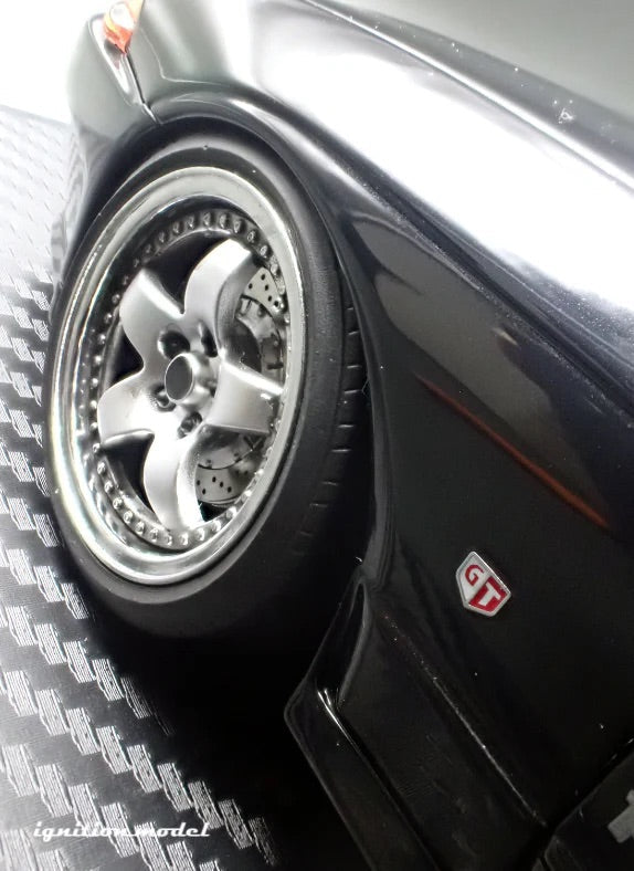 Ignition-Model Nissan Skyline GT-R R32 (BN32) V-Spec II Initial D Black 1:18