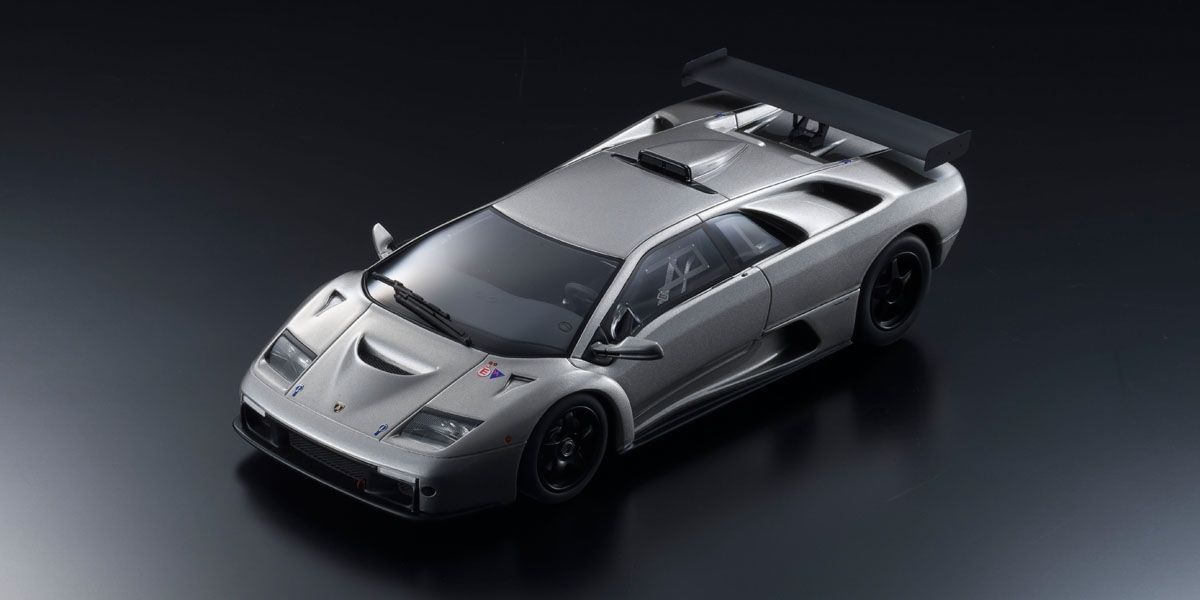 Kyosho 1999 Lamborghini Diablo GTR Silver 1:18