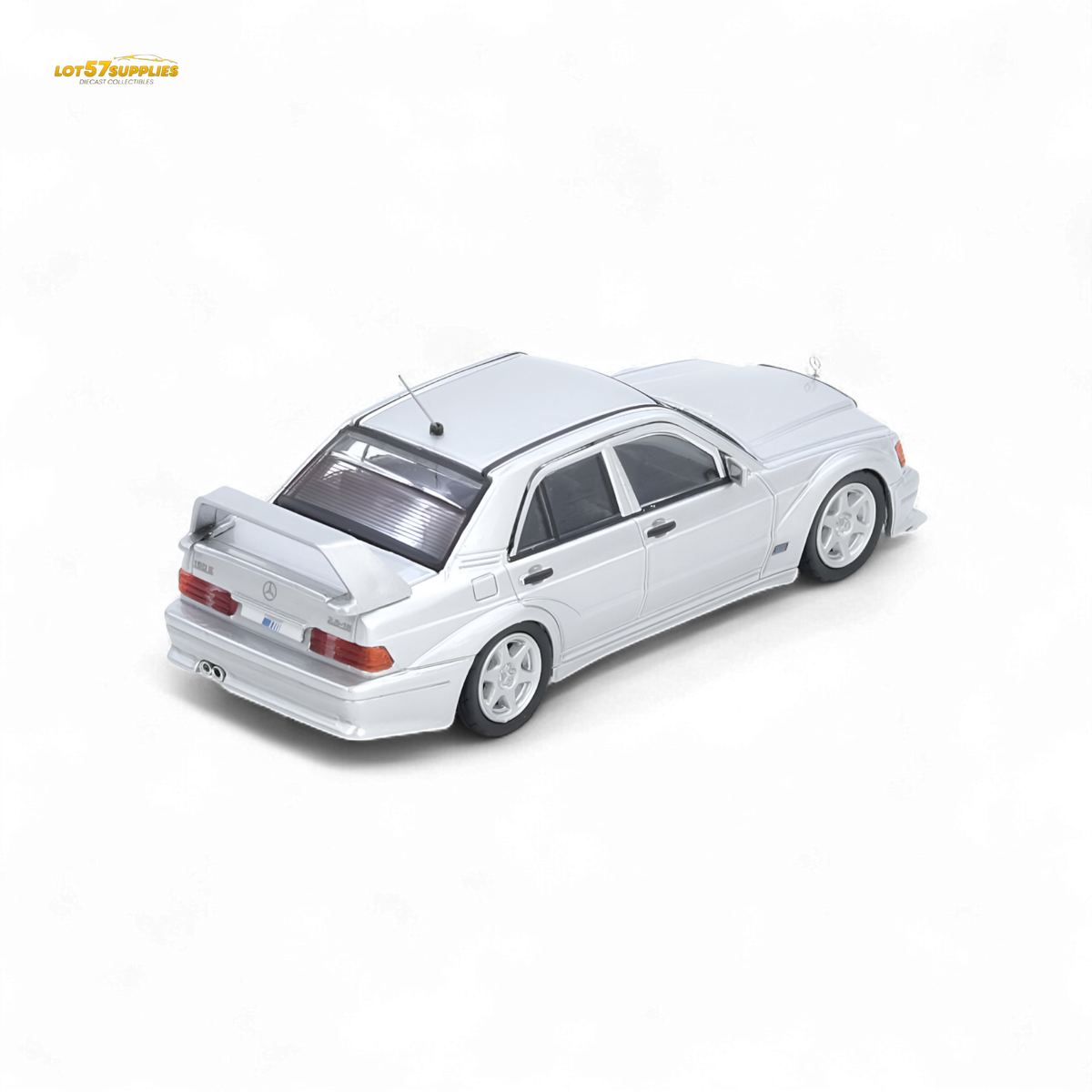 INNO64 Mercedes-Benz 190E Silver 1:64 Diecast