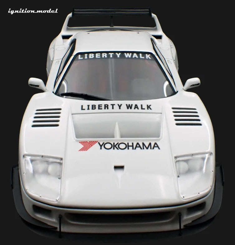 Ignition-Model 2023 Ferrari F40 LBWK LB-Works 40 Japan White 1:18