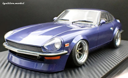 Ignition-Model Nissan Fairlady Z Wangan 'Midnight Devil's Z" Blue 1:18