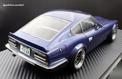 Ignition-Model Nissan Fairlady Z Wangan 'Midnight Devil's Z" Blue 1:18
