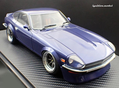 Ignition-Model Nissan Fairlady Z Wangan 'Midnight Devil's Z" Blue 1:18