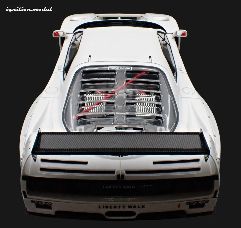 Ignition-Model 2023 Ferrari F40 LBWK LB-Works 40 Japan White 1:18