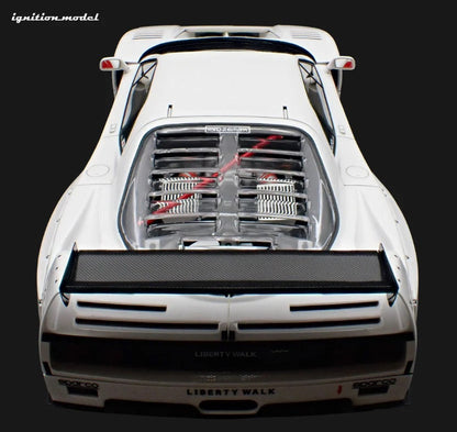Ignition-Model 2023 Ferrari F40 LBWK LB-Works 40 Japan White 1:18