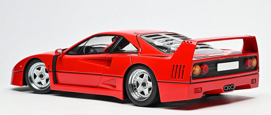 Montage Model 1987 Ferrari F40 Rossa Corsa Red 1:18