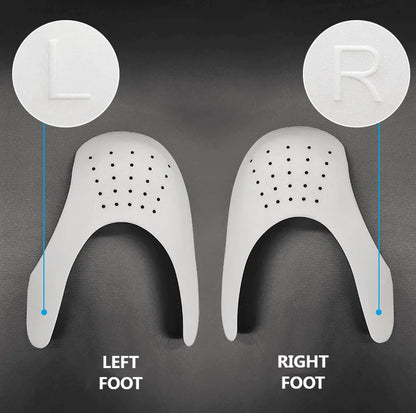 5 Pairs Shoe Crease Protectors, Anti-Wrinkle Toe Box Shield Covers, Adjustable & Reusable Force Fields for Sneaker Care