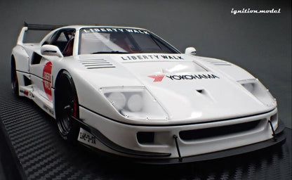 Ignition-Model 2023 Ferrari F40 LBWK LB-Works 40 Japan White 1:18