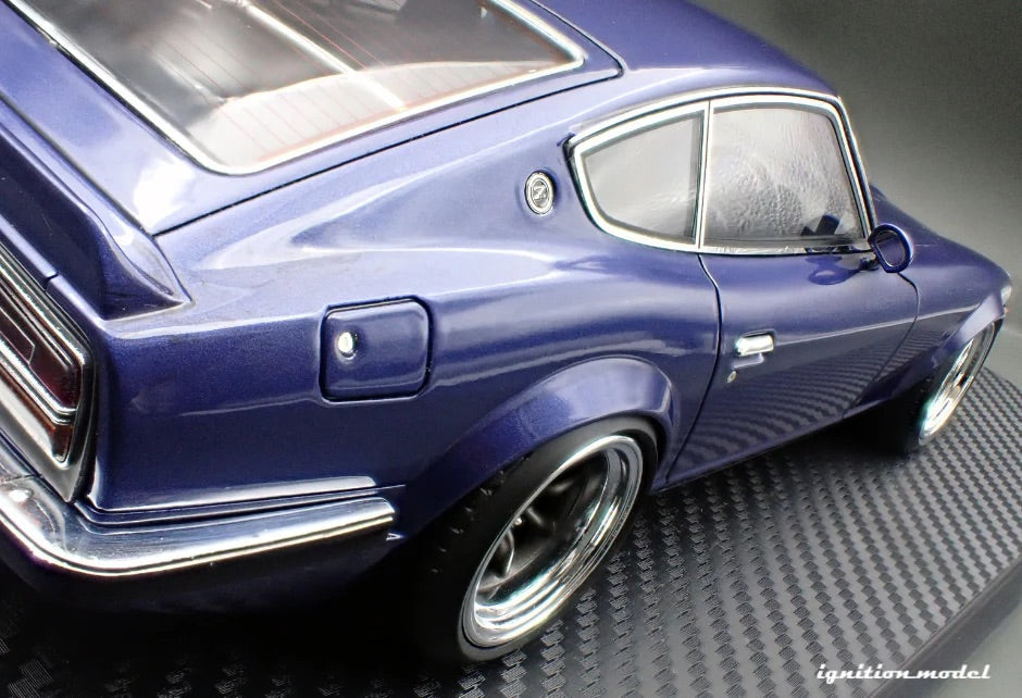 Ignition-Model Nissan Fairlady Z Wangan 'Midnight Devil's Z" Blue 1:18