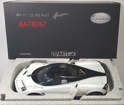 AUTOart Signature Pagani Huayra White DIECAST 1:18