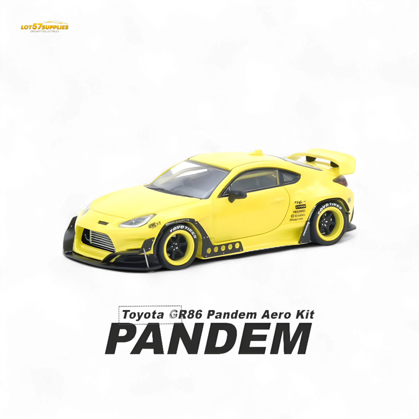 INNO64 Toyota GR86 Pandem Yellow 1:64 Diecast