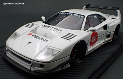 Ignition-Model 2023 Ferrari F40 LBWK LB-Works 40 Japan White 1:18