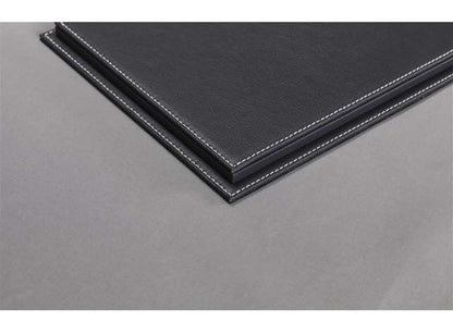 Atlantic Case Mulhouse Premium Acrylic Display Case w/ Anthracite Leather Base w/ White Stitching 1:18