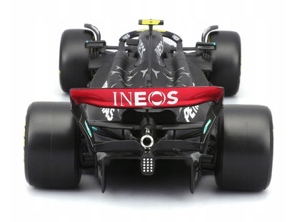 Mercedes-AMG F1 W14 E Performance #44 Lewis Hamilton "Petronas" Formula One F1 "World Championship" (2023) with Driver Figure "Race" Series 1/24 Diecast Model Car by Bburago