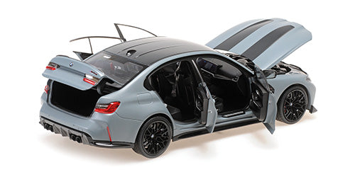 Minichamps 2023 BMW M3 CS (G80) Brooklyn Grey Metallic 1:18