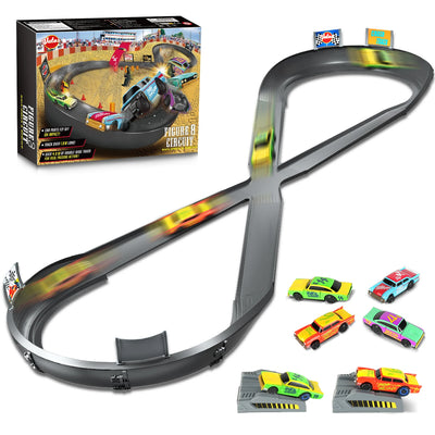 CRASH RACERS Track Speed Collision Racing Car Set Rechargeable Cars the Fast and the Furious Racing Toys Gifts Kids Game