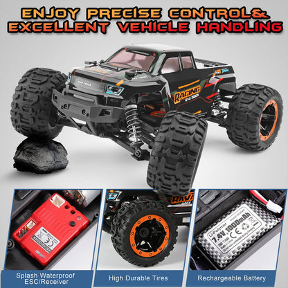 HAIBOXING Remote Control Car 16889, 1:16 Scale 2.4Ghz RC Cars 4X4 off Road Tr...