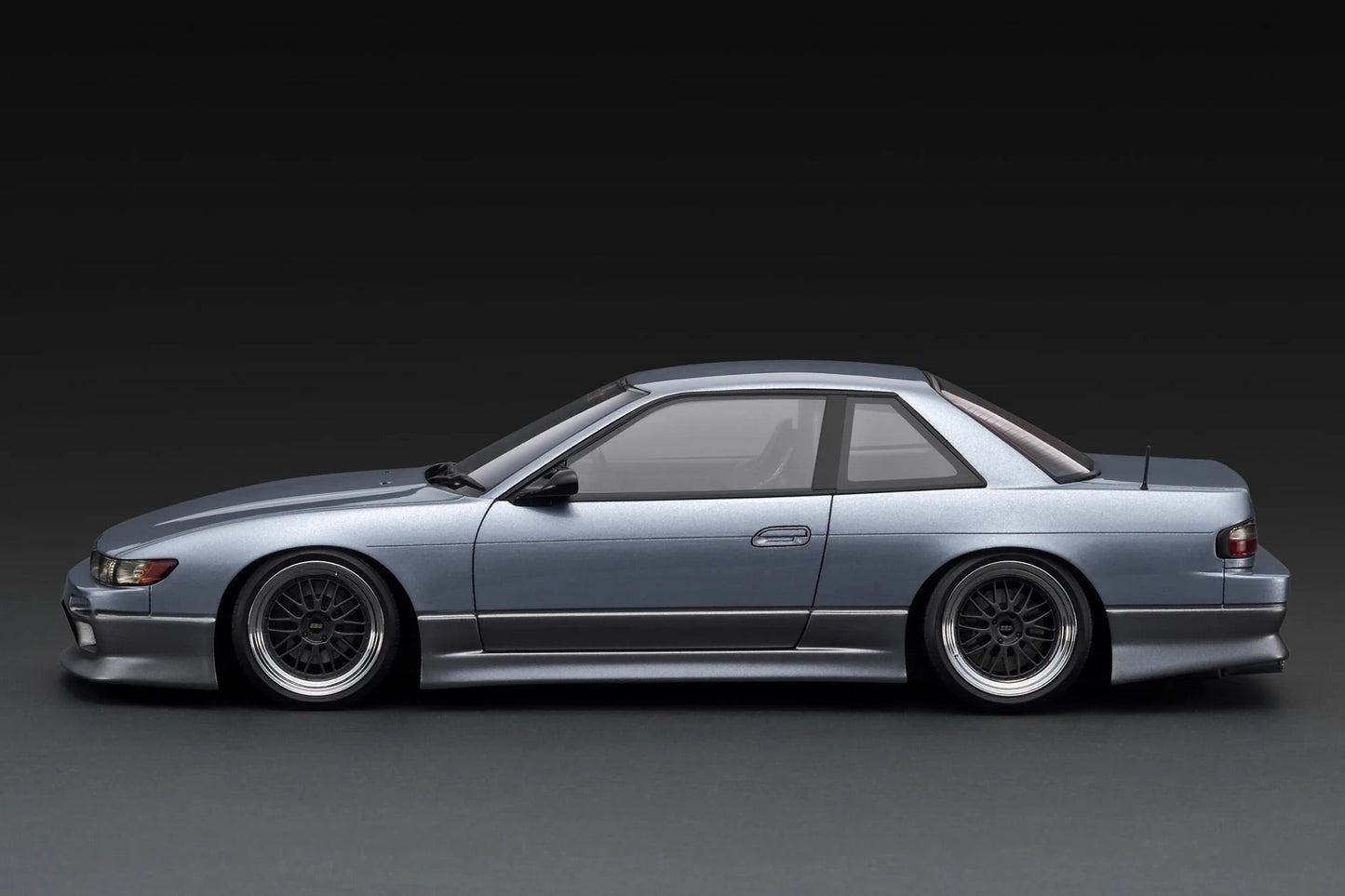 Ignition-Model Nissan Vertex S13 Silvia Blue-Silver and Grey 1:18