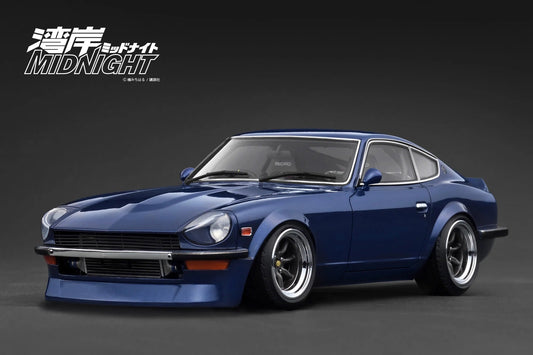 Ignition-Model Nissan Fairlady Z Wangan 'Midnight Devil's Z" Blue 1:18