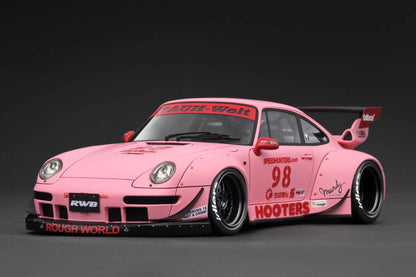 Ignition Model Porsche 993 RWB "Hooters" Matte Pink 1:18
