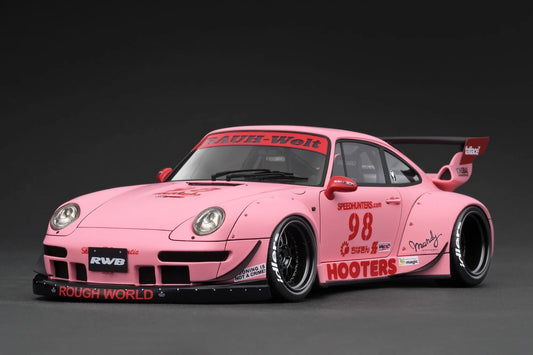 Ignition Model Porsche 993 RWB "Hooters" Matte Pink 1:18