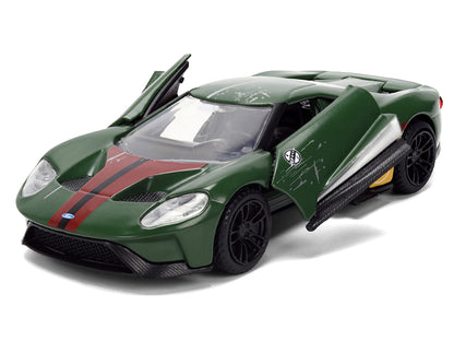 2017 Ford GT "Boba Fett" Livery Dark Green with Graphics "Star Wars" Franchise "Hollywood Rides" Series 1/32