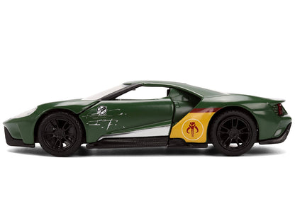 2017 Ford GT "Boba Fett" Livery Dark Green with Graphics "Star Wars" Franchise "Hollywood Rides" Series 1/32