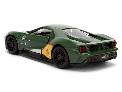 2017 Ford GT "Boba Fett" Livery Dark Green with Graphics "Star Wars" Franchise "Hollywood Rides" Series 1/32