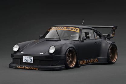 Ignition-Model Porsche 911 RWB 930 "Stella Artois" Matte Black 1:18