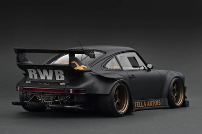 Ignition-Model Porsche 911 RWB 930 "Stella Artois" Matte Black 1:18