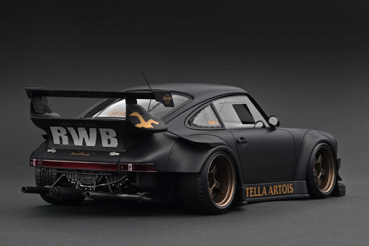 Ignition-Model Porsche 911 RWB 930 "Stella Artois" Matte Black 1:18