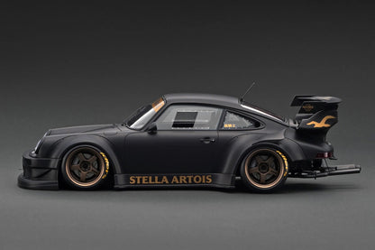 Ignition-Model Porsche 911 RWB 930 "Stella Artois" Matte Black 1:18