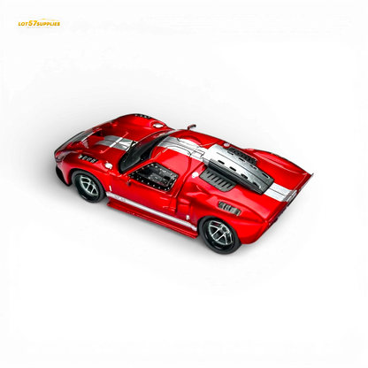 Rhino Model RM Ford GT40 Transparent Red 1:64