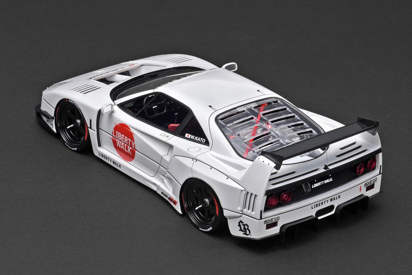 Ignition-Model 2023 Ferrari F40 LBWK LB-Works 40 Japan White 1:18