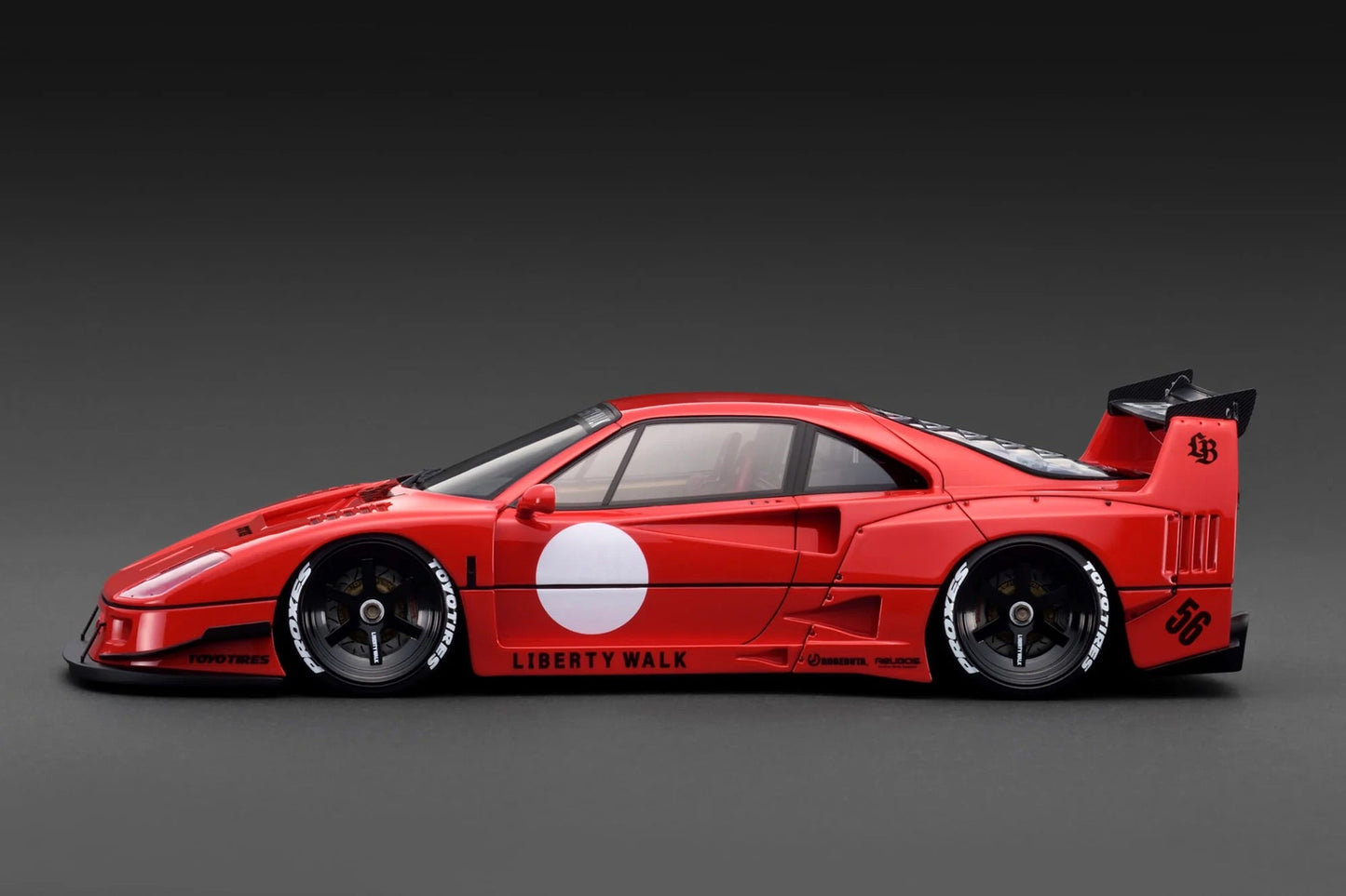 Ignition-Model Ferrari F40 LBWK LB-Works 40 Japan Red 1:18