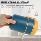 Vacuum Insulated Food Jar for Kids with Foldable Spoon,24 Oz Stainless Steel Thermal Food Container Food Thermos Soup Cup