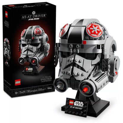 LEGO Star Wars: the Empire Strikes Back AT-AT Driver Helmet Building Set for Adults 75429