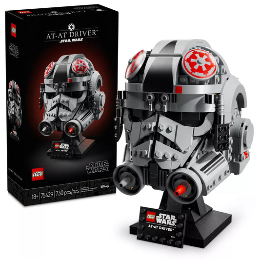 LEGO Star Wars: the Empire Strikes Back AT-AT Driver Helmet Building Set for Adults 75429