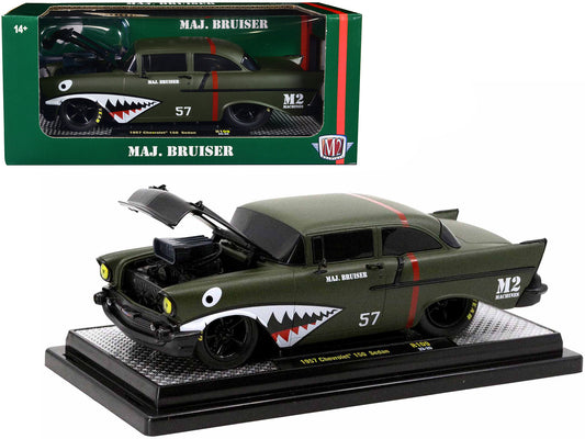 1957 Chevrolet 150 Sedan 'Major Bruiser' 1:24 - M2 Machines