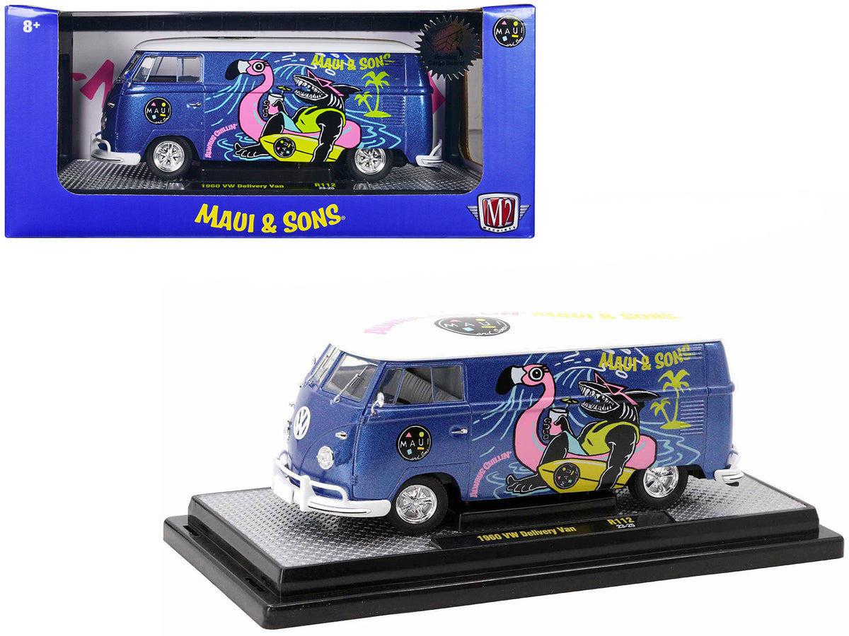 1960 VW Delivery Van 'Maui and Sons' 1:24 - M2 Machines