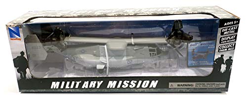 Bell Boeing V-22 Osprey Aircraft #02 Gray "US Air Force" "Military Mission" Series 1/72 Diecast Model by New Ray