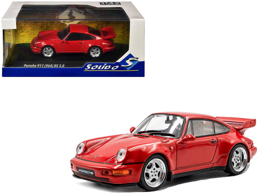 Solido Porsche 964 RS 3.8 1/43 Diecast — Guards Red