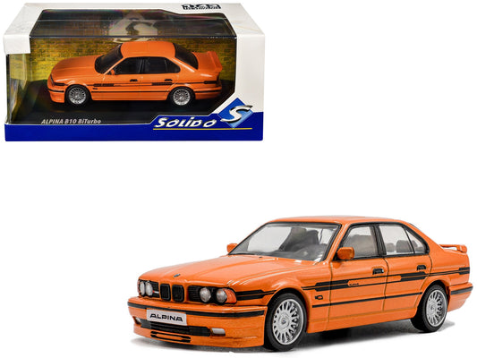 Solido BMW E34 Alpina B10 BiTurbo 1/43 Diecast — Orange