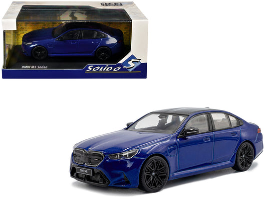 Solido BMW M5 Sedan 1/43 Diecast — Marina Bay Blue