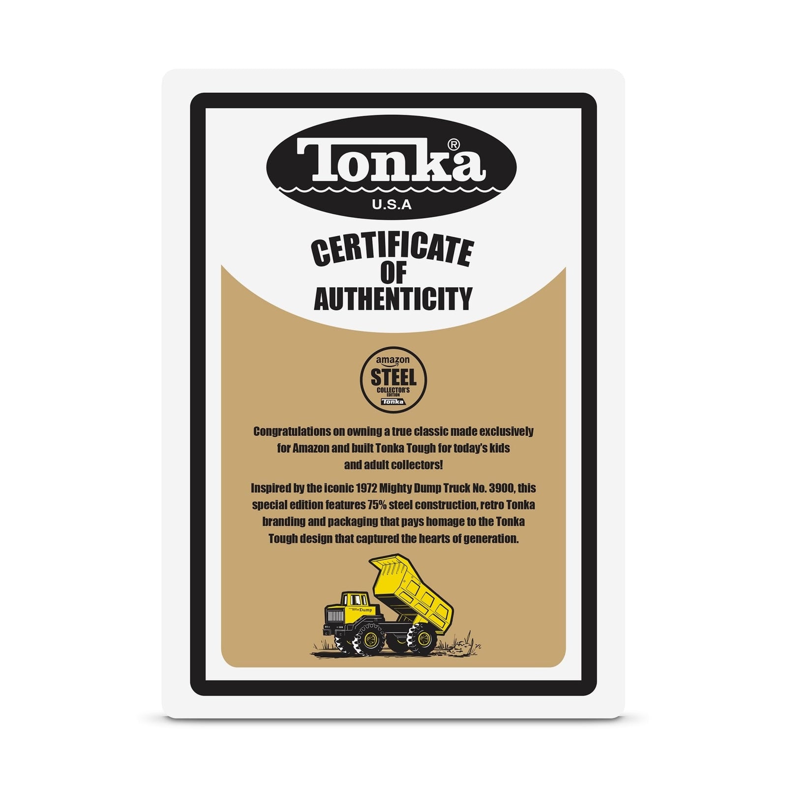 Tonka Retro Mighty Dump Truck - Collector'S Edition - Made with 2X More Steel...