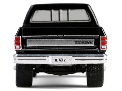 1981 Dodge Power Ram Prospector Pickup Truck Black "The A-Team" (1983-1987) TV Series "Hollywood Series" Release #43 1/64 Diecast Model Car by Greenlight